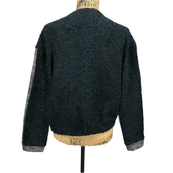 ANTHROPOLOGIE-ANNA Studio-Floral Side Zip Moto Jacket NWT - Picture 8 of 8